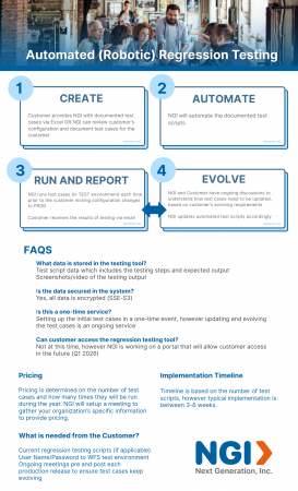 Automated (Robotic) Regression Testing